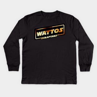 Wattos Scrapyard (FIRE) Kids Long Sleeve T-Shirt